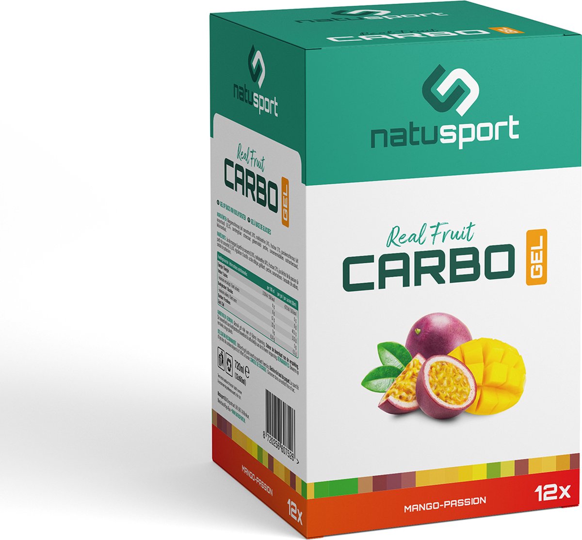 Goedkoopste Natusport Real Fruit Carbo Gel Mango - Passion