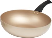 Salter Stir Fry Wok Pan Non-Stick 28cm Vaatwasser Safe Olympus Range Gold Finish