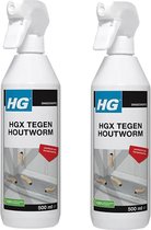 HGX Tegen Houtworm - 2 stuks + gratis KD Spons
