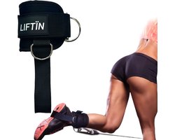LIFTIN - Ankle Strap - Ankle Straps Fitness - Fitness Strap - Zwart
