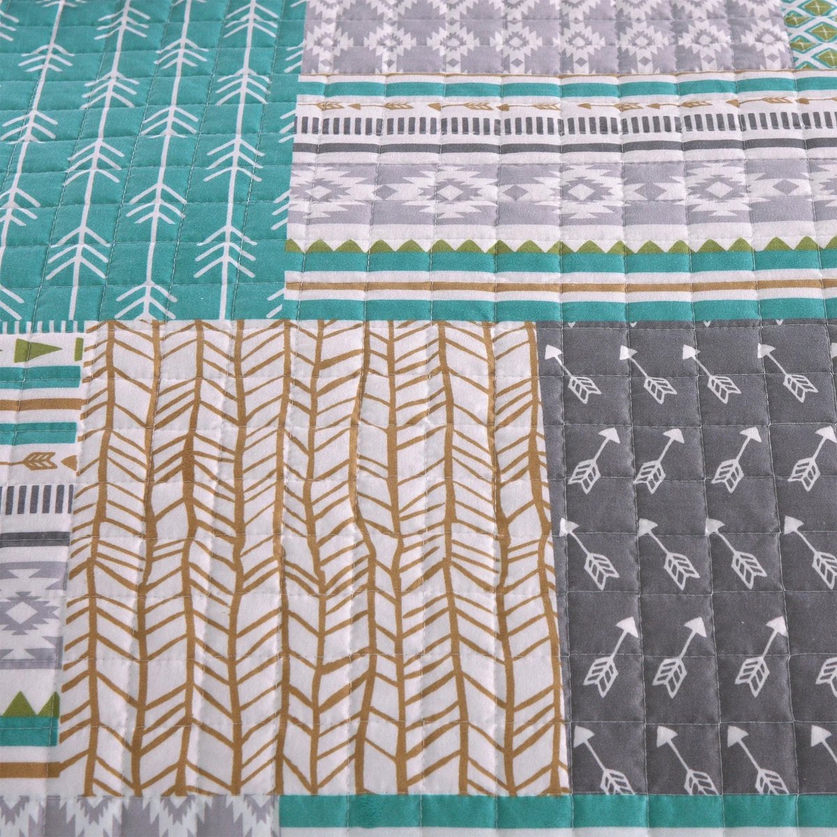 Néos® Bedsprei - Quilted Patchwork - Huidvriendelijk/Lichtgewicht - 150x200 cm