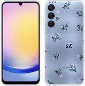 Cazy Coque adaptée au Samsung Galaxy A25 Fleurs Violettes