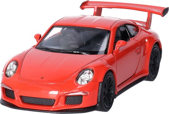 Welly Porsche 911 992 4S Coupé Rouge Nouvelle Génération à partir de 2019 env. 1/34-1/39 Modèle de voiture en métal