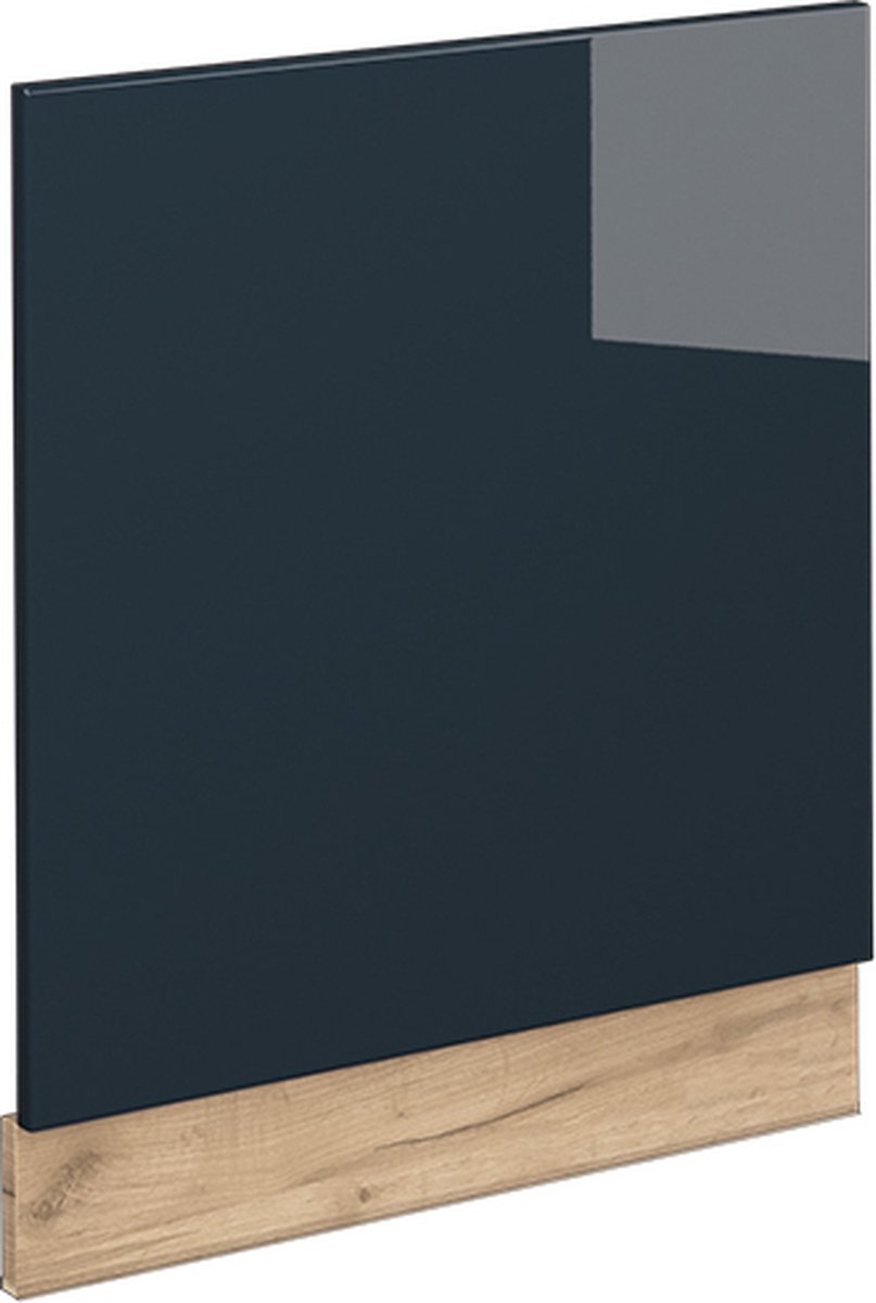 Vicco Fame-Line Keukenkasten – 60 cm, WB Antraciet Donkerblauw hoogglans Donkerblauw hoogglans/Goudkleurig Eiken