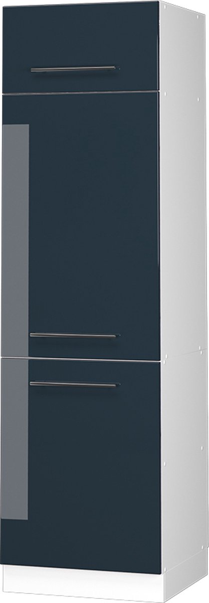 Vicco Fame-Line Koelkast ombouwkast – 60 cm Donkerblauw hoogglans