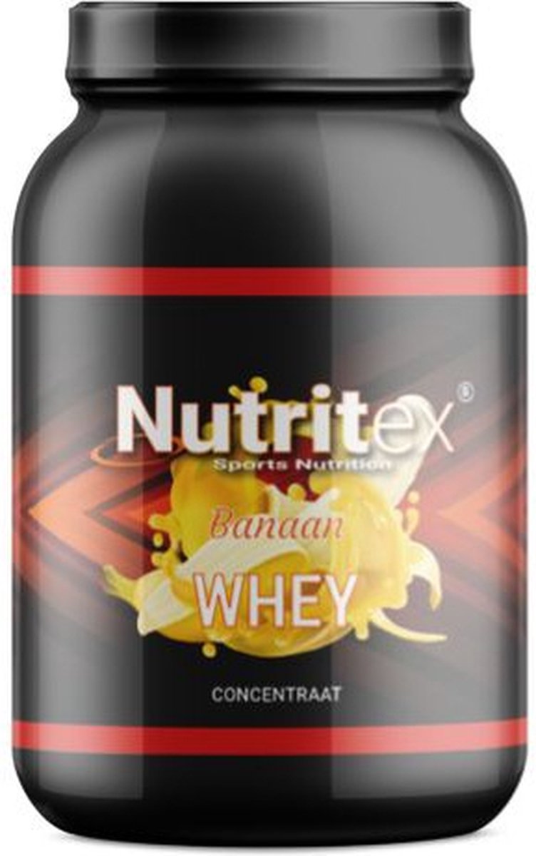 Goedkoopste Nutritex Whey proteine banaan 750 gram