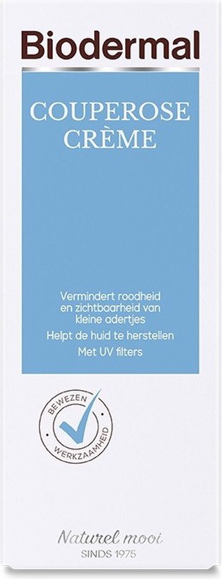 Biodermal Couperose Dagcrème -  Voorkomt zichtbaarheid rosacea - 30ml