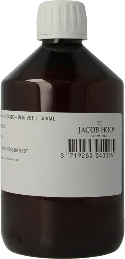 Jacob Hooy Avocado olie 500 ml