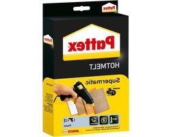 Supermatic professioneel lijmpistool met elektronische temperatuurregeling set - 2 lijmstiften