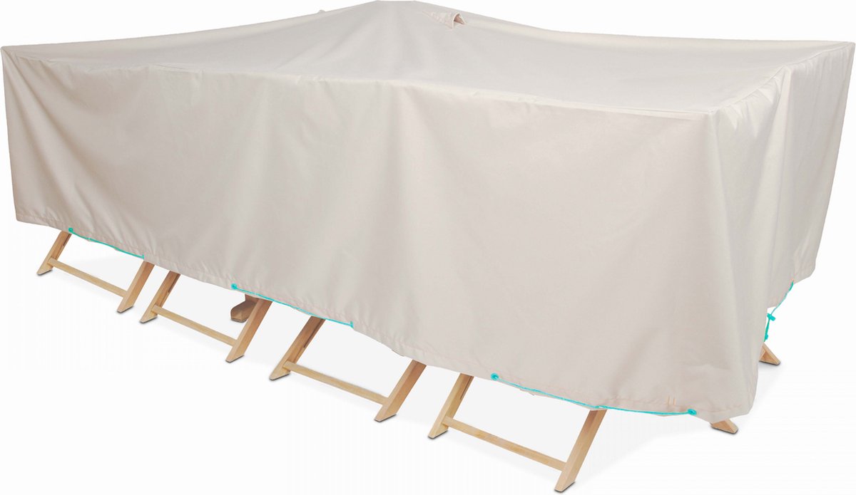 Cov'Up - Tuintafelhoes tuinsethoes - 310 x 130 x 60 (lxbxh) - met ventilatie systeem - pop'up - Zware kwaliteit