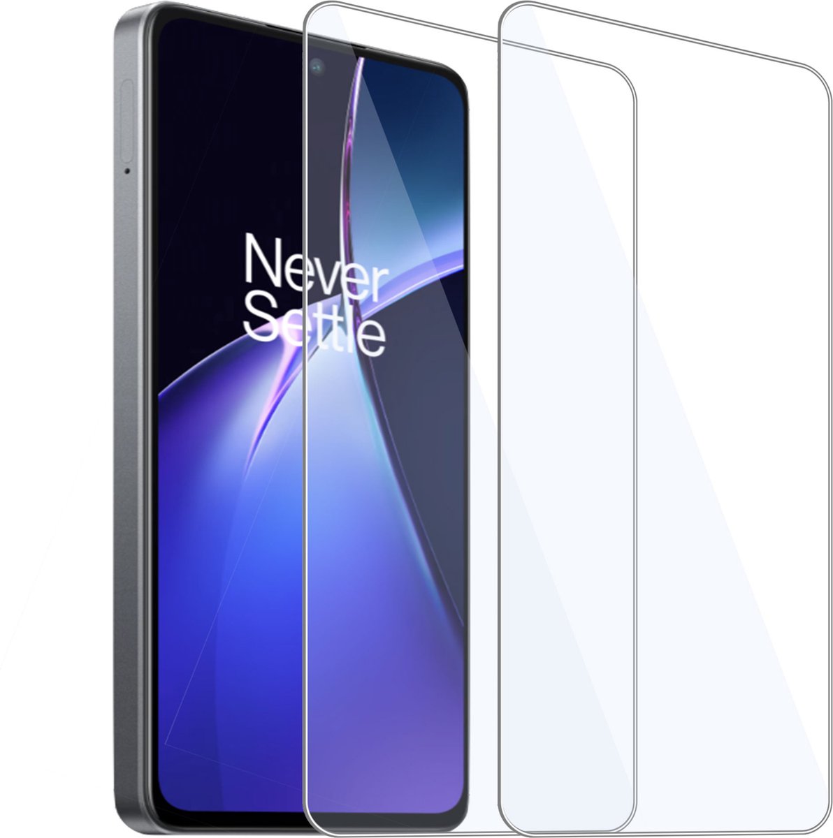 2x Geschikt voor OnePlus Nord CE4 Lite - Screenprotector - Beschermglas - GuardCover