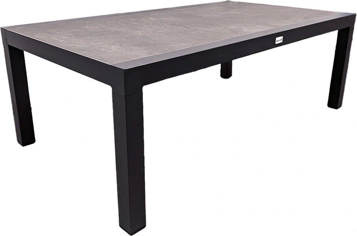 Buitengewoon Boet Lounge Tuintafel Antraciet Steen - 120x70 cm