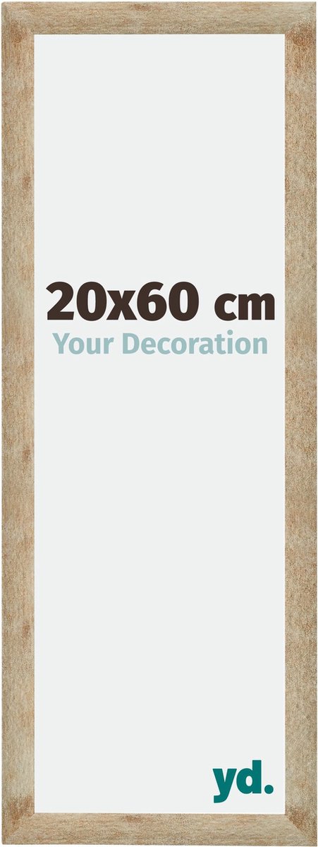 yd. Your Decoration - Fotolijst 20x60 cm - MDF - Goud - Catania