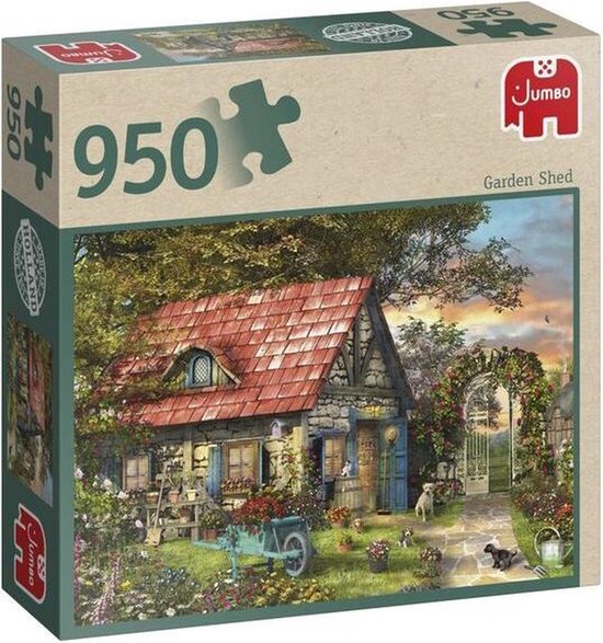 Jumbo Premium Collection Puzzel Garden Shed - Legpuzzel - 950 stukjes | bol