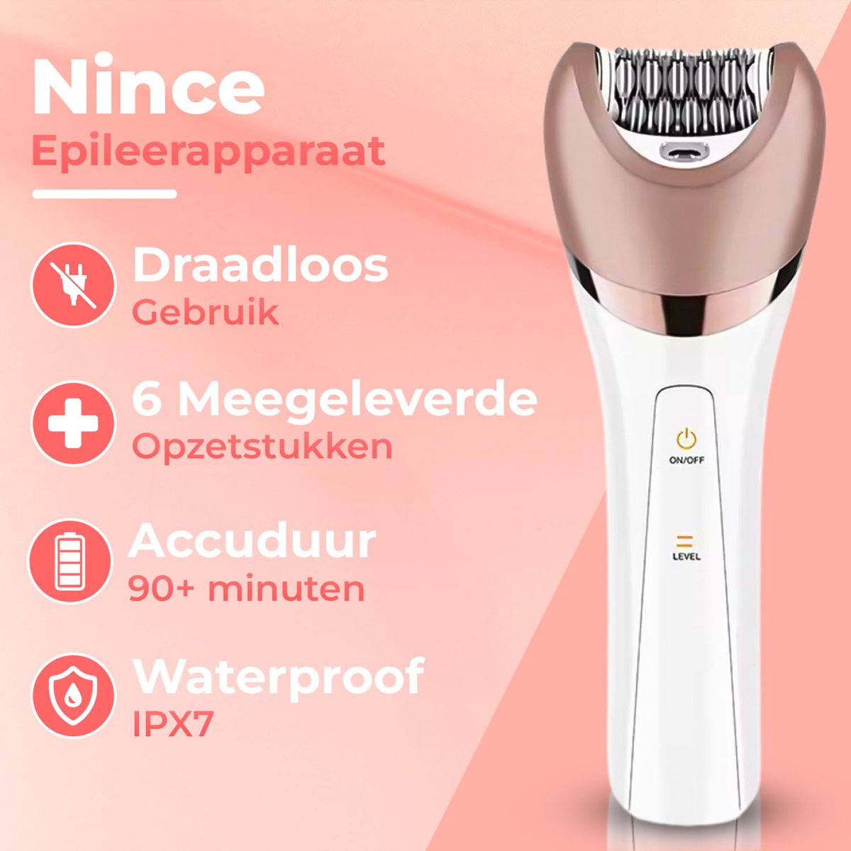 Nince - Epileerapparaat dames thumbnail 6