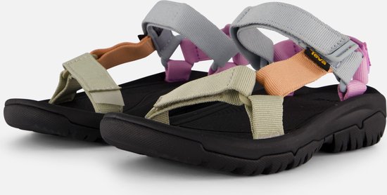 Foto: Teva hurricane xlt2 dames sandalen zwart roze groen maat 41