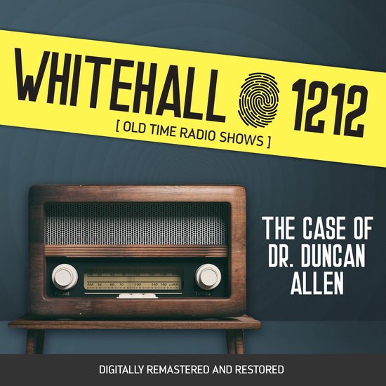 Whitehall 1212: The Case of Dr. Duncan Allen - cover