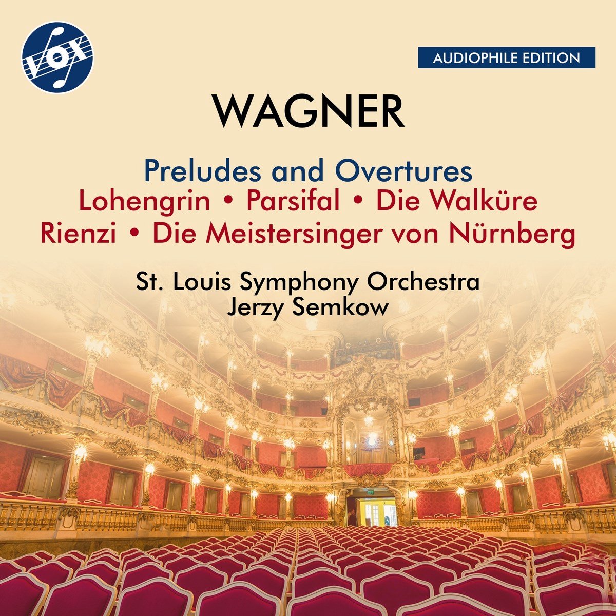 Saint Louis Symphony Orchestra, Jerzy Semkow - Wagner: Preludes And Overtures (CD)