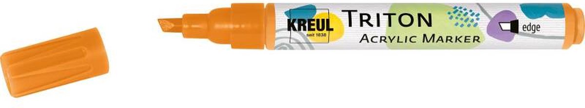 KREUL 17862 markeerstift 1 stuk(s) Beitelvormige punt Oranje