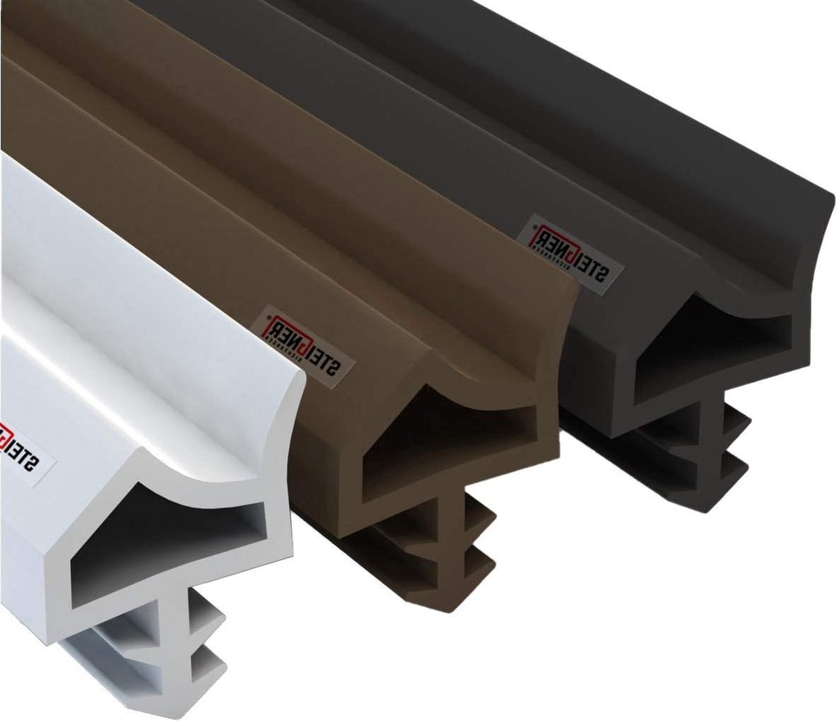 Deurafdichting rubberen afdichtingstape 30 m - STEIGNER universele afdichting wit door seal