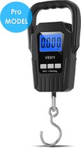 Kofferweegschaal Met Weeghaak - Tot 50 Kg - Incl. Batterij - Keukenweegschaal Digitaal - Weegschaal - Hangweegschaal
