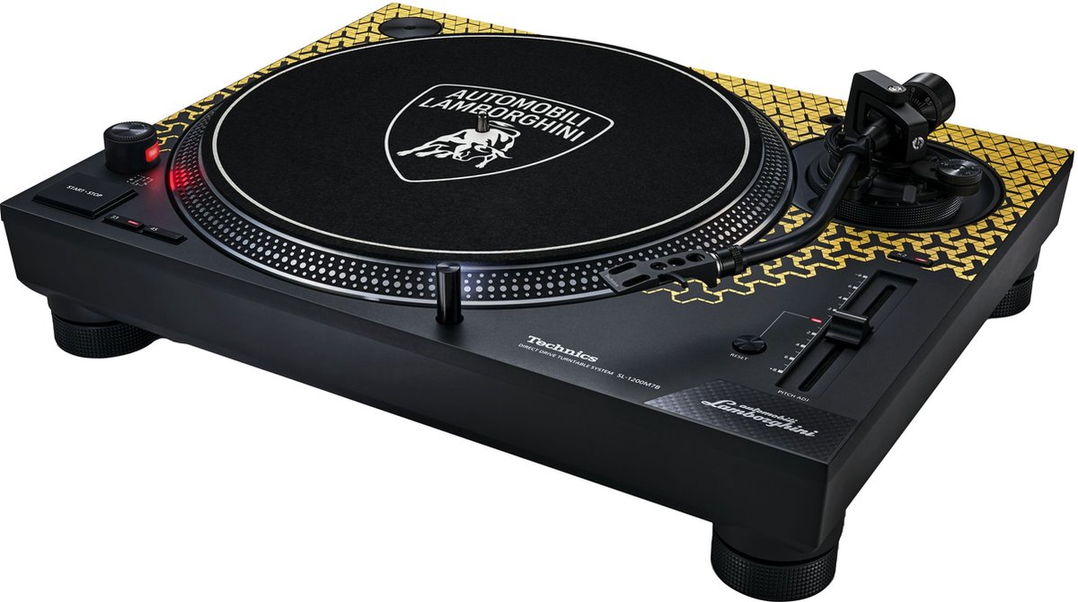 Technics SL-1200M7B Yellow Lamborghini Edition - Platenspeler met direct drive