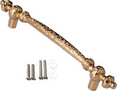 Handgreep Goud - Handgrepen Goud 128mm - Handgrepen kast - Meubelgrepen - Keukengreep Goud - Kastgrepen - Handgrepen keukenkastjes - Meubelgreep - Handgrepen voor deurtjes - handgreep keuken - Deurgreep - ladegreep - inclusief schroeven