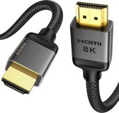 Sounix HDMI Kabel 2.1 - 8K@60Hz - 1meter - HDMI naar HDMI - Zwart