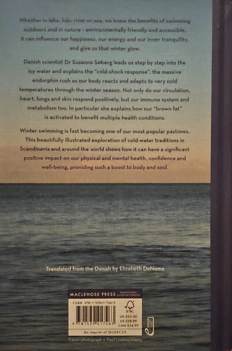 Winter Swimming - back cover