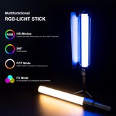 VILTROX H18 Video Light Stick - RGB LED Light Stick Studio - 2800-6800K - Dimbaar