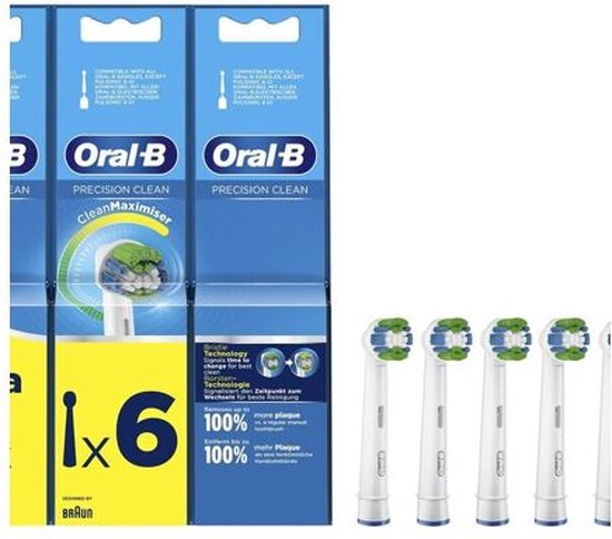 Oral-B Pro - Precision Clean -Mega Deal-Opzetborstels 6 stuks