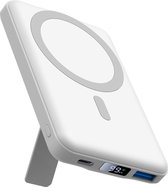 Draadloze powerbank - Mag-Safe Powerbank 10000mah, magnetische externe batterij, draadloze Powerbank 22.5W PD Quick Charge met LED-scherm, opvouwbare batterij voor iPhone 15/14/13/12/Mini/Pro/Pro Max