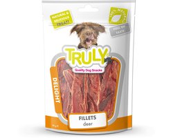 15x Truly Hondensnack Fillets Deer 85 gr