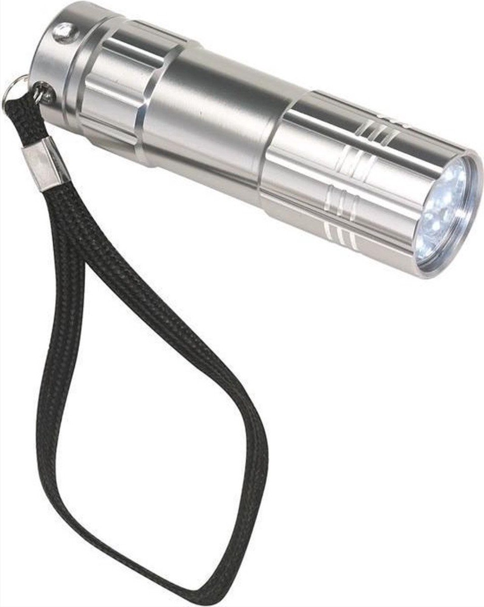 *** 9 LED's voor Ultra Violet paars licht - *** UV zaklamp - UV lamp - Mini zaklamp - Zaklamp - Inspectielamp - UV verlichting - UV licht - Ultra violet - Rood van Heble® ***