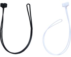 2x Somstyle Magnetische Band Geschikt Voor Apple Airpods 1 / 2 / 3 / Pro 1 & 2 - Anti Lost Siliconen Strap Voor Draadloze Oordopjes - Koord - 70cm