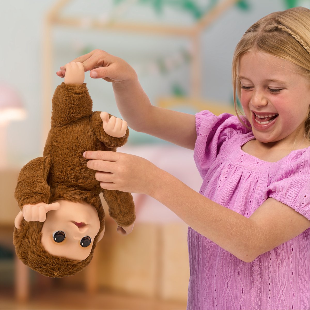 Little Live Pets - My Baby Monkey Mango - Interactieve knuffelaap — afbeelding 5