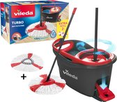 Vileda TURBO 2in1 - Pedaalsysteem met 2 navullingen