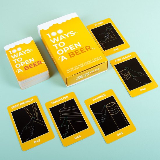 100 façons d'ouvrir une bière