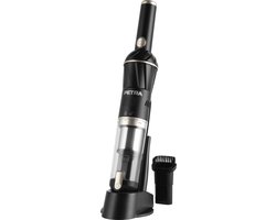 Petra draadloze stofzuiger - oplaadbare handheld stofzuiger van 11.1 V- oplaadstation voor op tafelblad- capaciteit van 100ml- Autostofzuiger met HEPA-filter- 20 minuten te gebruiken