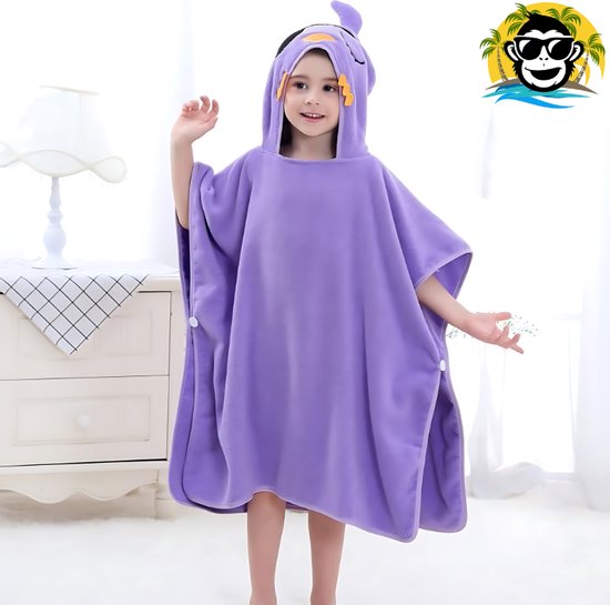 BoefieBoef Octopus Piraat Bio Katoen Baby & Kinder Badponcho met Capuchon - Dieren Design - Badcape 1-7 Jaar - Peuter Strandponcho & Kleuter Zwemponcho - Absorberend & Sneldrogend - Handdoek - Kraamcadeau - jongens - meisjes - Sinterklaas - kerst van Merkloos — afbeelding 4