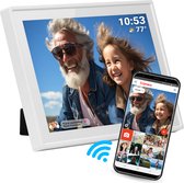Denver Digitale Fotolijst 10.1 inch - Vaderdag Cadeau - Flat Design - HD - Frameo App - Fotokader - WiFi - IPS Touchscreen - 16GB - PFF1021W