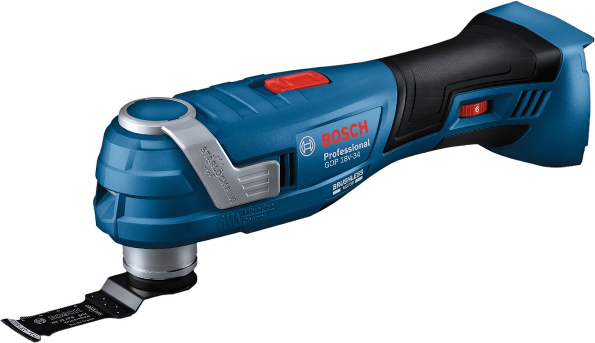 Bosch Professional GOP 18V-34: multitool met Snap-In systeem thumbnail 3