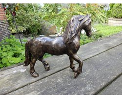 FRIES PAARD / BRONZEN BEELD / TUINBEELD/ BRONS