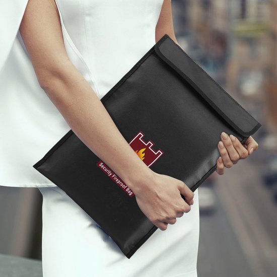 Sac résistant au feu - Sac à documents résistant au feu - Sac résistant au feu - Sac résistant à la chaleur - Sac à feu