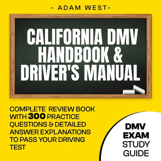 California DMV Handbook & Driver's Manual - cover