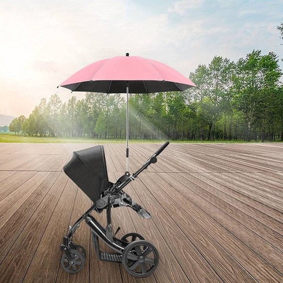 Livano Parasol de Plage - Parasol Extra Fort - Parapluie Coupe-Vent - Plage - Plein air - Protection UV - Zwart