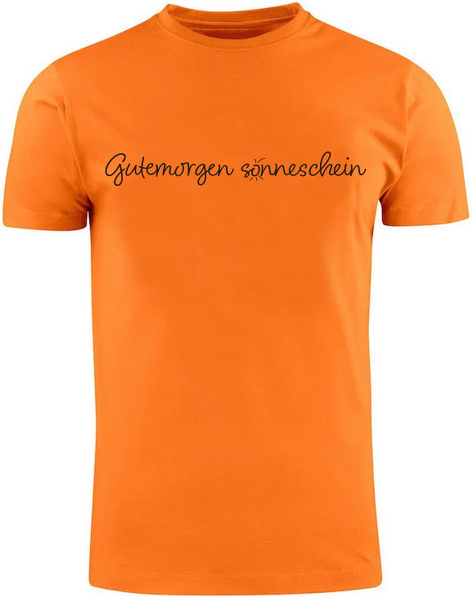Gutemorgen Sonneschein Heren T-shirt - voetbal - ek - wk - duitsland - taal