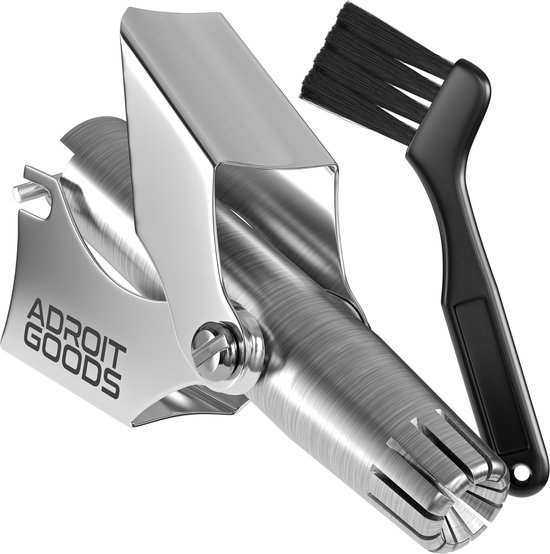 AdroitGoods Neustrimmer Mannen & Vrouwen - Handmatig - Incl. Reinigingsborsteltje