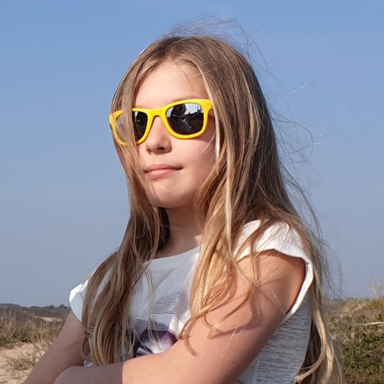 KOOLSUN - Wave - Kinder zonnebril - Empire Yellow - 3-10 jaar - UV400 - Categorie 3 — afbeelding 5