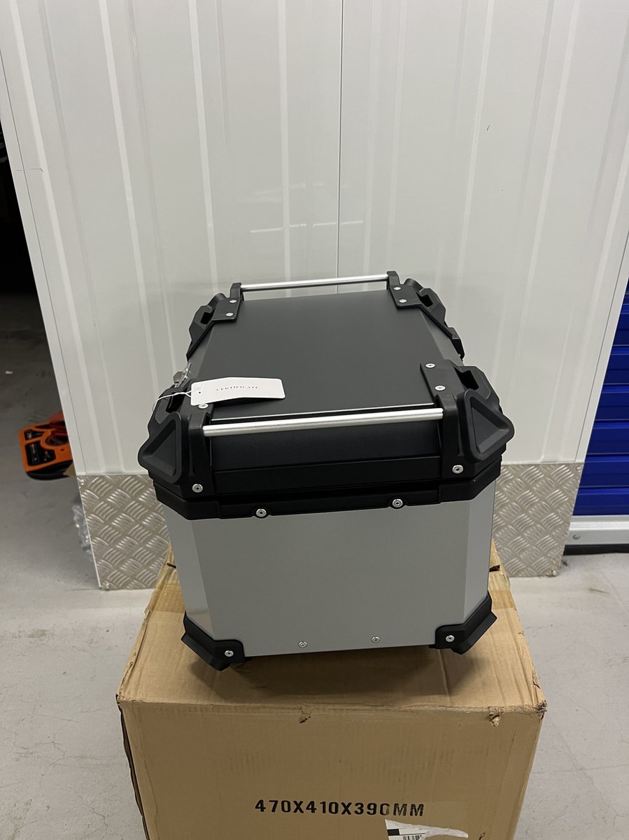 GLOSSY AUTO PARTS Universele 55L motorfiets topkoffer bagage GLOSSY AUTO PARTS Universele 55L motorfiets topkoffer bagage